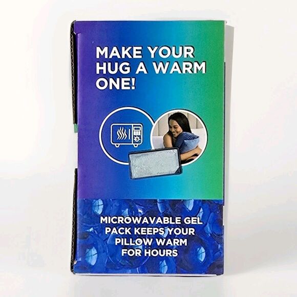 Brookstone HUG'ZZZ Soft Pillow - Microwaveable Gel Pack for Warming Sensation - Picture 4 of 6